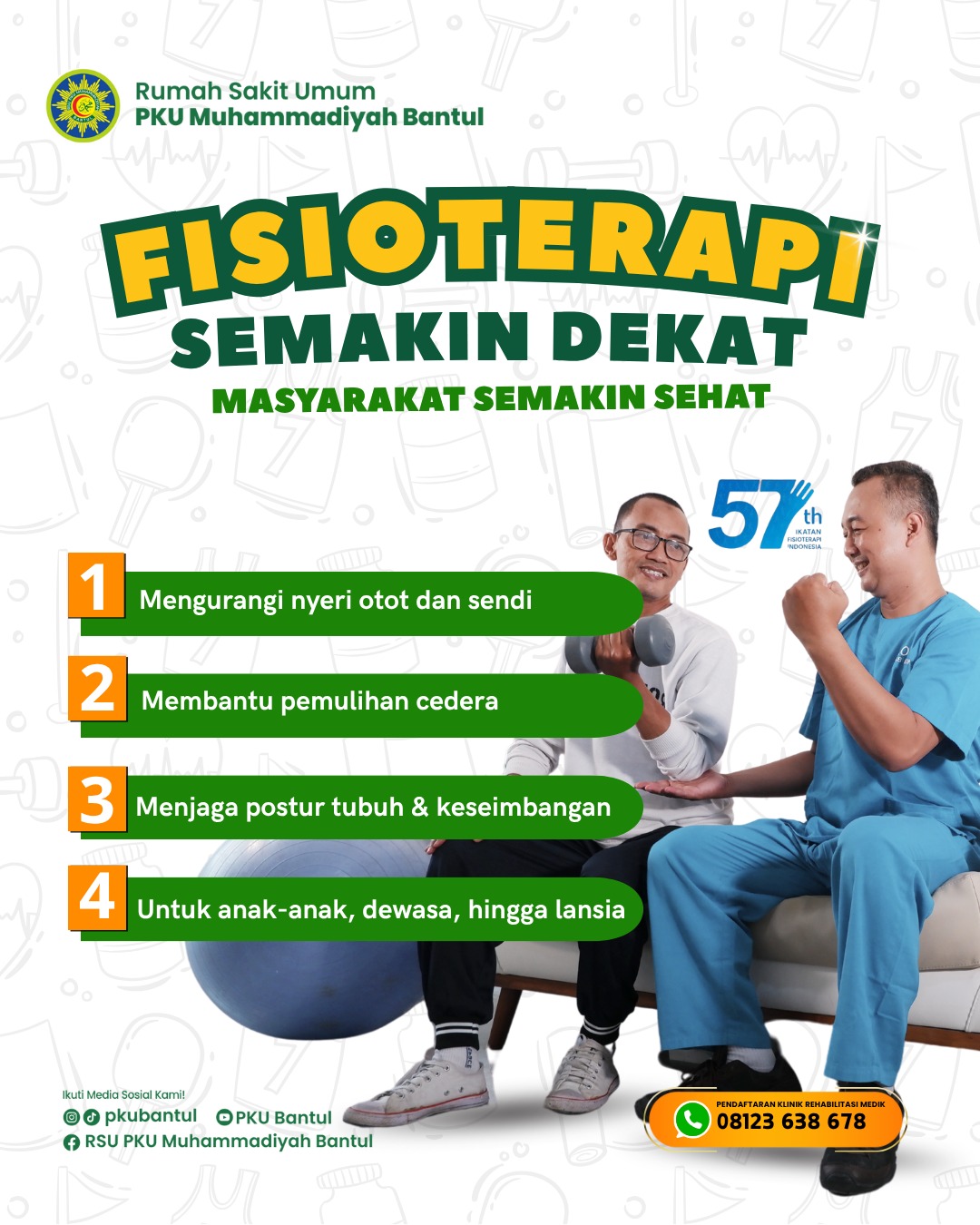 Fisioterapi Rinjani Medika: Gerakan Sehat untuk Warga Cilacap